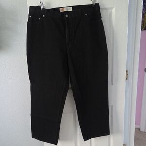 Route 66 Relaxed Fit Black Jeans
